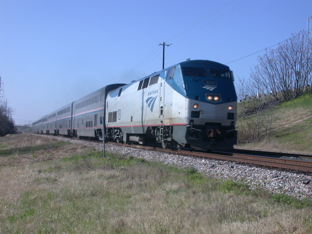 AMTK 113  26Feb2010  Trn #22 (Texas Eagle) NB in SNEED